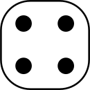 Die showing one side
